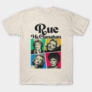 Rue McClanahan Comics Black T-Shirt